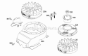 Blower Hsg Flywheels Diagram and Parts List for 124882-3424-02  Briggs and Stratton Engine